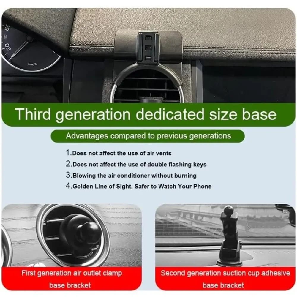 Car Phone Holder For Land Rover LR4/Discovery 4 Auto Accessories Only For2010-16